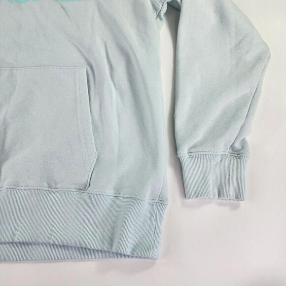 THE NORTH FACE Women's Half Dome Pullover Hoodie Size M Light Ice Blue Sweater - Picture 7 of 11